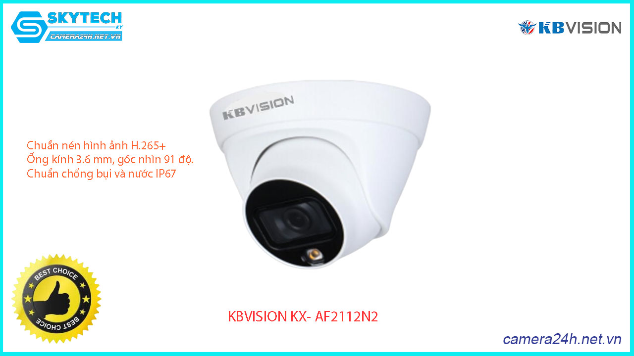Camera-IP-Dome-2MP-Full-Color-KBVISION-KX-AF2112N2-2