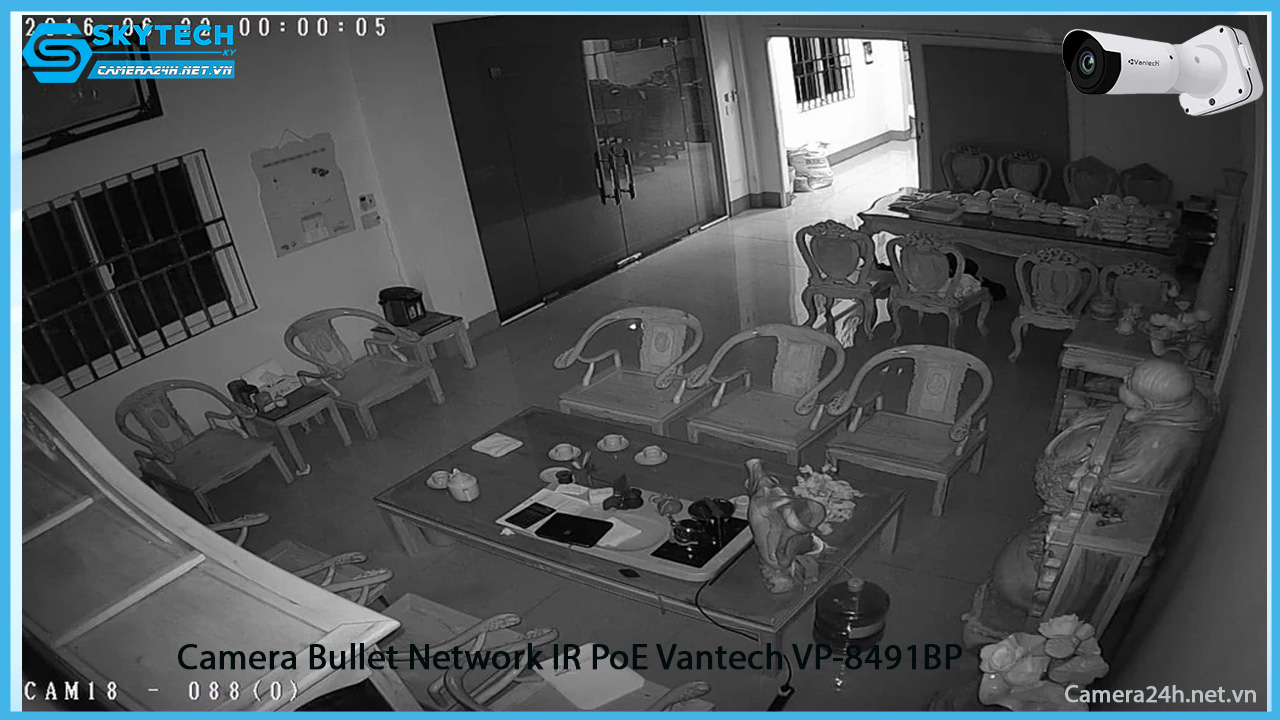 camera-bullet-network-ir-poe-vantech-vp-8491bp