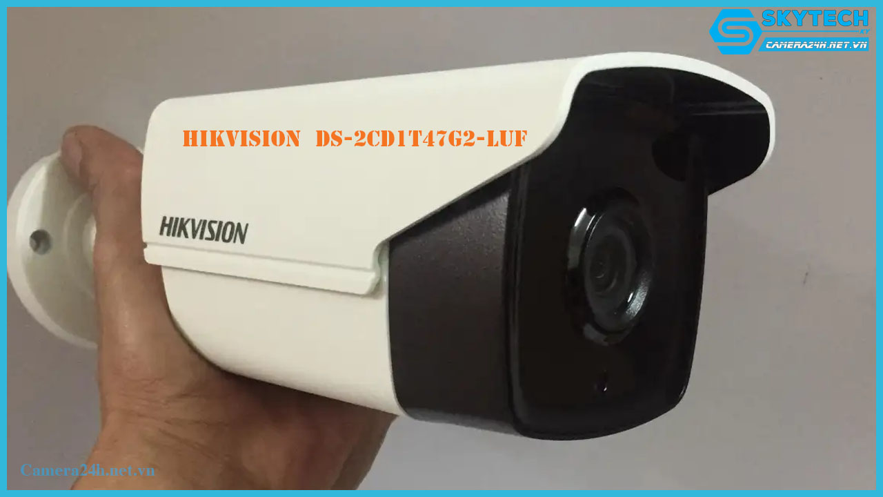 Camera IP Hikvision ngoài trời cố định DS 2CD1T47G2 LUF 24H CCTV