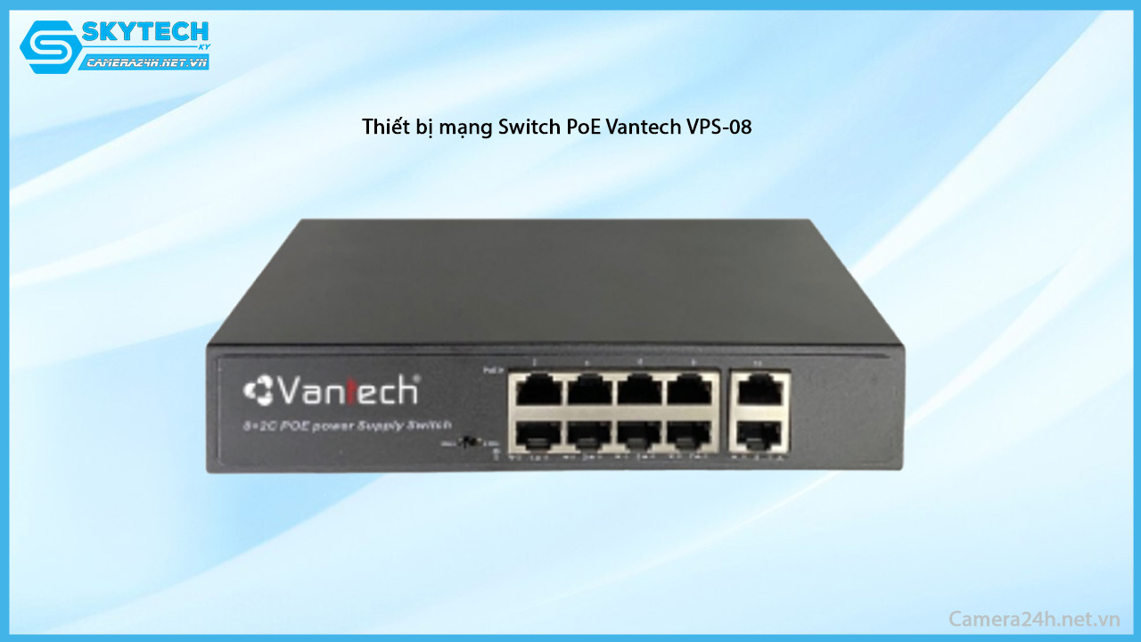 thiet-bi-mang-switch-poe-vantech-vps-08
