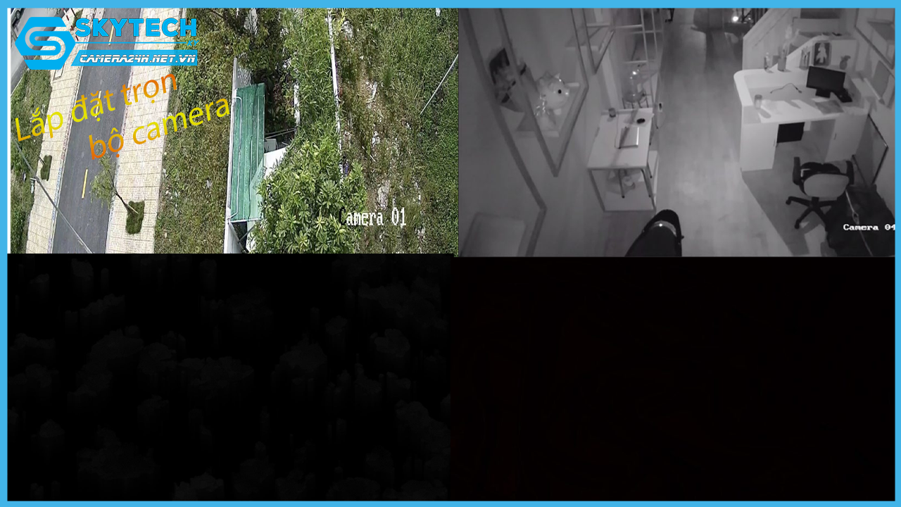 Trọn Bộ Camera Analog Đầu Ghi 2 Mắt Dahua 2.0-2