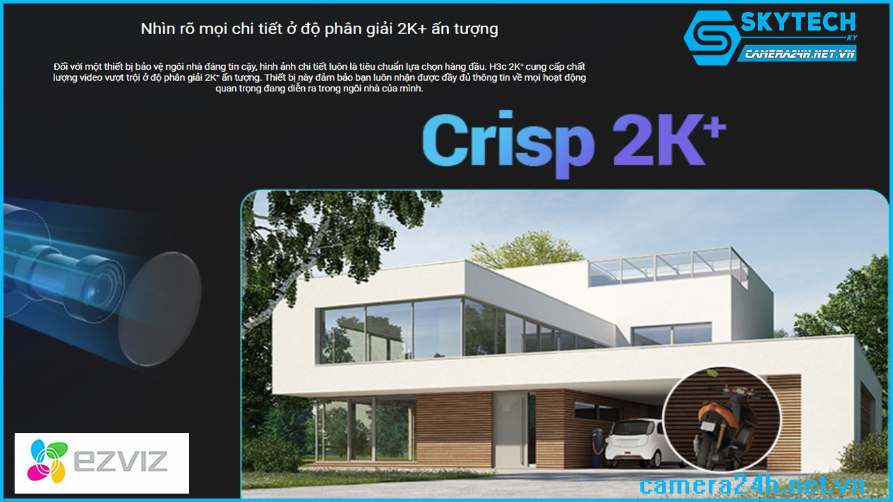 Camera IP wifi EZVIZ ngoài trời CS-H3c-R100-1J4WKFL2