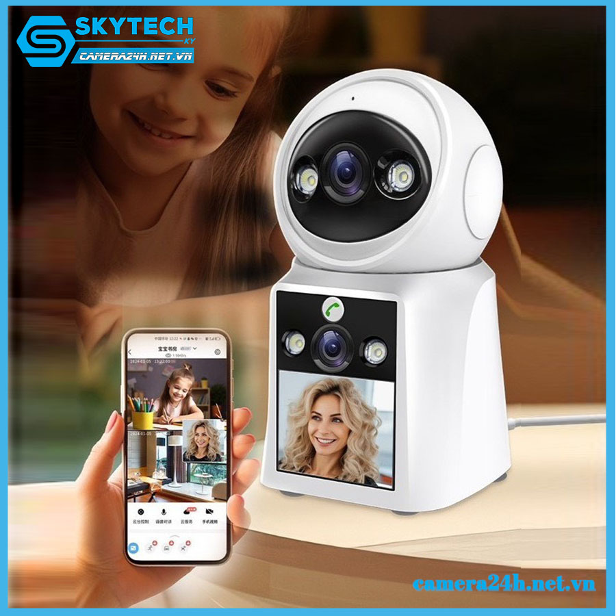 camera-yoosee-2-mat-trong-nha-tich-hop-man-hinh-xoay-360-do-3